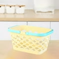 thumbnail image 4 of Yonrjhukm Portable Storage Basket for Household Clutter, Bathroom Organizer, Mesh Design Hand Basket, Eco-Friendly Plastic Shopping Tote, Lightweight and Convenient Carrying Solution, 4 of 6