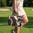 thumbnail image 4 of Whosucclay Giraffe Print Cover Club Car Seat Cover Protector, Golf Cart Accessories 4 Storage Pockets Nonskid Bottom Golf Cart Seat Towel for Seat Covers EZGO, 4 of 9