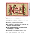 thumbnail image 5 of RugSmith Red Machine Tufted Noel Doormat, 18" x 30", 5 of 5
