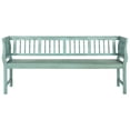 thumbnail image 3 of Safavieh Brentwood Indoor/Outdoor Traditional Acacia Patio Bench, 3 of 7