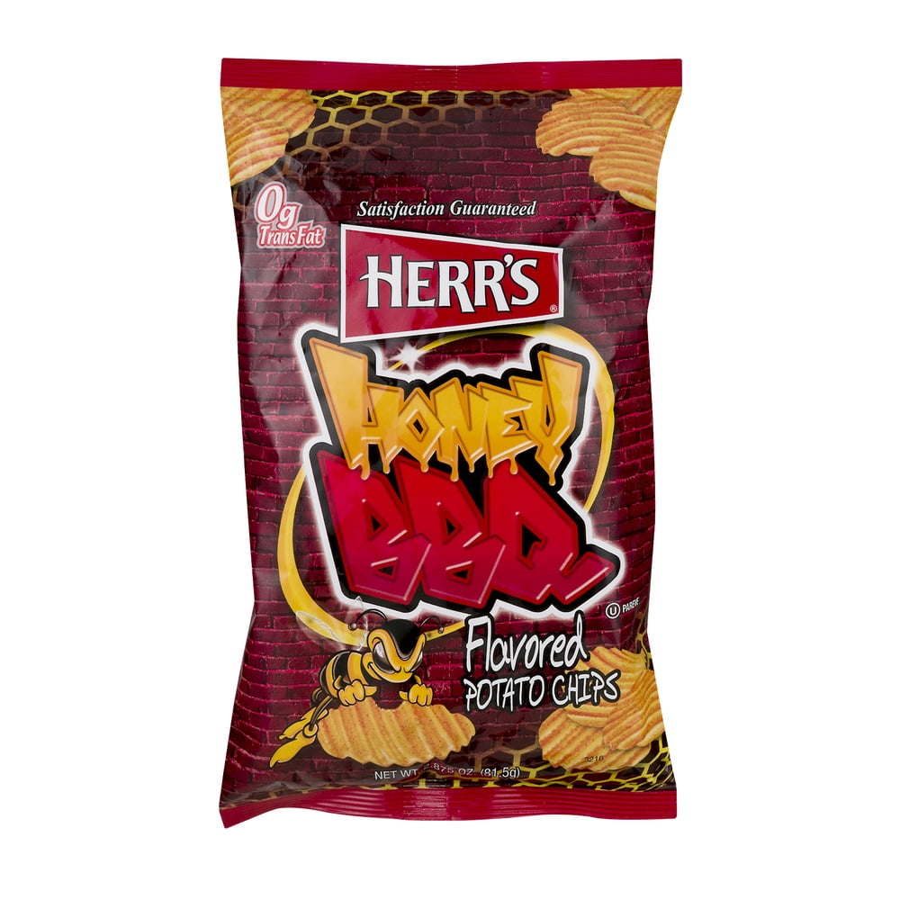 Herr's Potato Chips Honey BBQ - Walmart.com