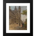 thumbnail image 2 of Carl Moll 19x24 Black Modern Framed Museum Art Print Titled - The New Town Hall (1898), 2 of 5
