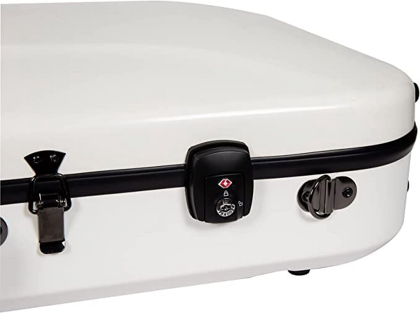 Crossrock Fiberglass Double Case with TSA Lock for Two Concert/Tenor Ukuleles