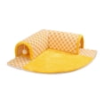 thumbnail image 2 of Cama túnel para gatos, centro de juegos, cómodo y plegable, escondite para ejercicios, estera de túnel cálida de otoño para gatos de interior, gatito amarillo l, 2 of 8