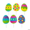 thumbnail image 2 of Easter Egg Sidewalk Signs, Easter, Party Decor, 6 Pieces, 2 of 2