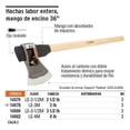 thumbnail image 2 of Hacha Labor Ent Truper 3-1/2 Lb Madera 36' LE-3-1/2M, 2 of 2