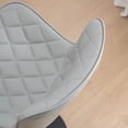 thumbnail image 6 of Kidol&Shellder Bar Stools Set of 2 Gray Adjustable Swivel High Back Counter Stools with Soft Cushion, 6 of 7