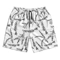 thumbnail image 5 of Goofa Lavender Flowers Printed Mens Swim Trunks Summer Quick Dry Short Beach Swimwear Bathing Suits-XX-Large, 5 of 9