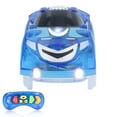 thumbnail image 4 of Pistas de coches con 6 luces LED y control remoto, iluminadas con música para niños, color azul, 4 of 14
