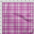 thumbnail image 4 of oneOone Rayon Purple Fabric Tartan Dress Material Fabric Print Fabric By The Yard 56 Inch Wide, 4 of 4