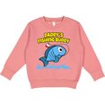 thumbnail image 2 of Inktastic Daddy's Fishing Buddy (blue) Toddler Sweatshirt, 2 of 4