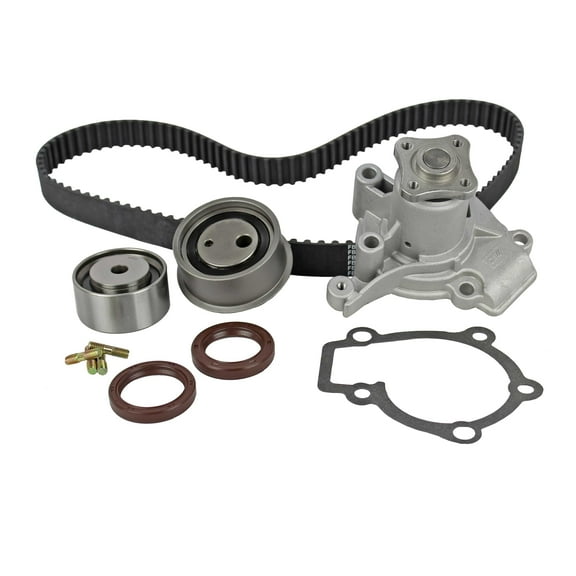 DNJ TBK124WP Timing Belt Kit Water Pump Fits Cars & Trucks 96-98 Hyundai Elantra 1.8L DOHC 16v