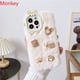 thumbnail image 1 of 3D Bears Fundas De Teléfono Para iPhone 11 12 14 pro max 14Plus Piel De Felpa Esponjosa Tpu Silicona Suave Funda Trasera Para 13, 1 of 4