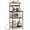 Brown, variant on CONCETTA 31" Baking Rack, Microwave Oven Rack, Pot Rack, Baking Utensils, Kitchen Household Use, Three Layers, Rustic Brown