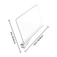 thumbnail image 2 of KALLORY 4Pcs Clear Acrylic Closet Dividers Multi-Function Shelf Dividers for Cabinet and Rack, 2 of 8