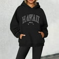 thumbnail image 4 of Hawaii Hoodies for Women Fall Winter Long Sleeve Graphic Hooded Sweatshirt with Pockets Streetwear Pullover Tops, 4 of 8