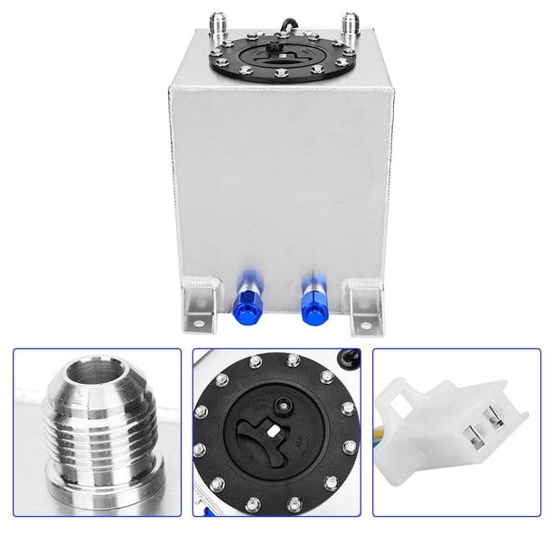 Tanque de combustible universal Bling Bling 2.5 galones/9.5 L Aleación de aluminio