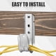 thumbnail image 5 of Soporte de cable en J Hooks Blulu de acero galvanizado de alta resistencia (60), 5 of 7