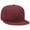 Burg. Marn, variant on OTTO SNAP Wool Blend Twill Round Flat Visor 6 Panel Pro Style Snapback Hat - Char. Gray