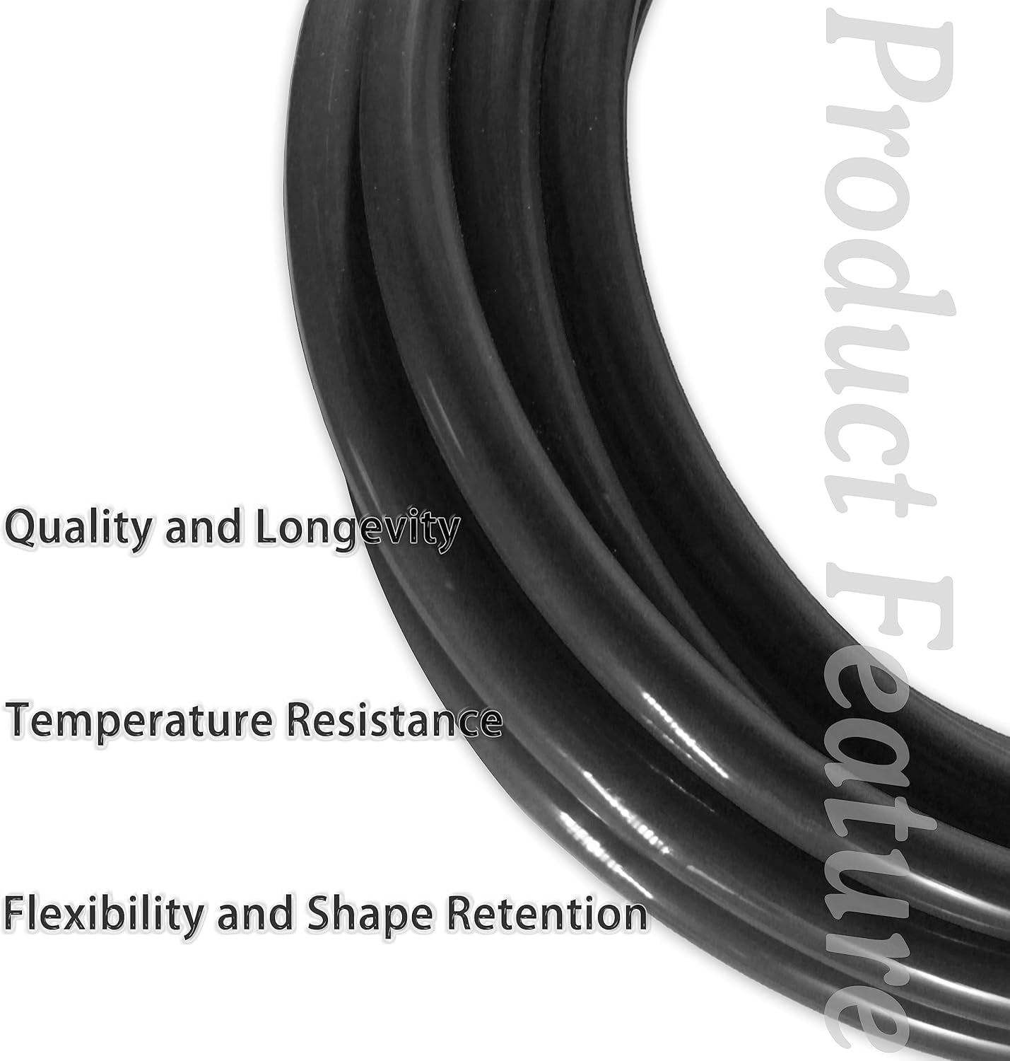 MKEUDQ-Pneumatic Tubing 6mm OD PU Air Tubing Pipe Hose Black Air Compressor PU Line Hose Tube For Air Tubing Or Fluid Transfer 10 Meter 32.8 Feet (6mm x 32.8Ft)
