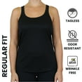 thumbnail image 3 of GBH Moisture Wicking Womens Racerback Tanks (3-Pack) (S-3XL), 3 of 6