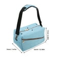 thumbnail image 2 of HONMEET Crochet Hook Case Tool Organization Sky Blue Polyester 1Pack for Women, 2 of 7