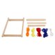 thumbnail image 3 of Telar para niños, juguete de ensamblaje para niños, modelo de juguete de ensamblaje para niños DIY, telar DIY, innovación moderna, 3 of 8