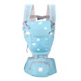 thumbnail image 3 of Baby Hipseat 3In1 Baby Hipseat Carrier Multifuncional Transpirable Al Aire Libre Baby Infant Kid Wrap CarrierLight Blue LYUMO Otros, 3 of 8