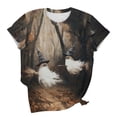 thumbnail image 6 of QQZ Loose Fit Short Sleeve Halloween T Shirts For Women, Witch Ghost Pumpkin Bat Haunted House Graphic Womens Halloween Shirts For Pumpkin Patch Trick Or Treat Halloween Casual Outings, 6 of 6