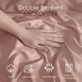 thumbnail image 4 of Housse de Couette Rose Blush Taille Grand - Ensemble de Housse de Couette 3 Pcs, Doux, 4 of 9