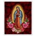 thumbnail image 2 of Virgin Mary Blanket Flannel Warm Blanket - Soft Blanket Catholic Gift for Women, Throw Blanket Suit for Bed, Sofa, Bedrooms, Travel 30"x40", 2 of 4