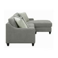 thumbnail image 3 of McLoughlin Upholstered Sectional Charcoal, 3 of 5