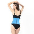 thumbnail image 4 of ZQUUVOU Women's Latex Waist Trainer Cincher Sweat Sauna Belt Tummy Control Workout Body Shaper Trimmer Waistband Blue, 4 of 5