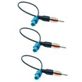 thumbnail image 1 of 3X Universal Fakra to DIN Car Stereo Radio Aerial Adaptor Mast Antenna Adapter, 1 of 6