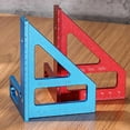 thumbnail image 6 of 45 90 Degree Carpentry Triangular Square Ruler Protractors Tool for Precise Measuring in Furniture Making & Construction, 6 of 13