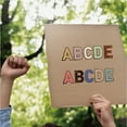 thumbnail image 3 of YAOMOBB Card Making Letter Stickers Alphabet Stickers Pack 24 Sheets Self adhesive Decorative Large Letter Stickers 2.5 Inch for Bulletin Board Classroom, 3 of 6