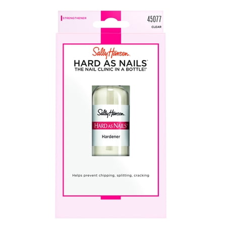 Sally Hansen Hard as Nails Nail Hardener, Clear (Best Nail Hardener For Peeling Nails)