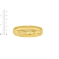 thumbnail image 4 of Floreo 10k Yellow Gold 12mm Classic Satin Finish Textured Flex Bangle Bracelet, 4 of 4
