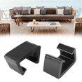 thumbnail image 4 of 10 Pc Outdoor Garden Rattan Wicker Furniture Alignment Fastener Sofa Clip Connector Suitable Compatible With Ra Banmo, 4 of 5