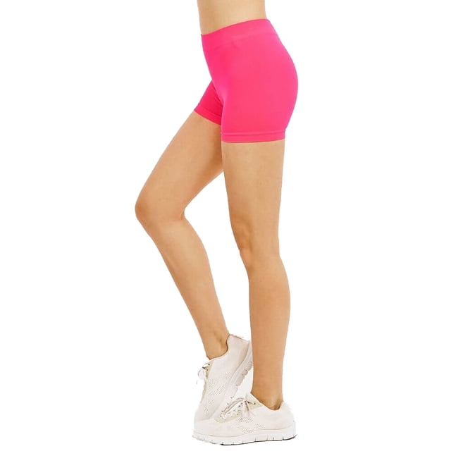 Women's 10" Basic Non SeeThrough Exercise Yoga Running Bike Athletic