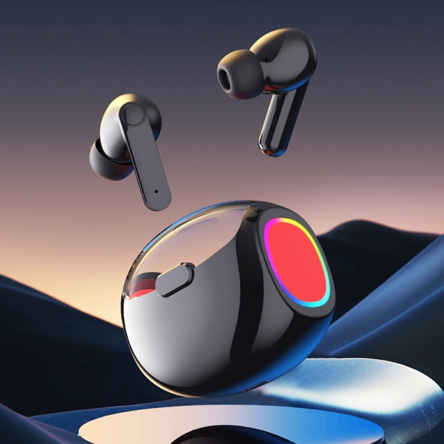 Auriculares inalámbricos Bluetooth 5.4 | Auriculares deportivos internos con ganchos para las orejas | Reducción de ruido | Duración ultra larga de la batería de 25 horas | Sonido HD | Ajuste seguro