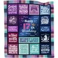 thumbnail image 1 of LHSHID 17 Year Old Girl Gift Ideas Gifts for 17 Year Old Girls 17 Year Old Girl Birthday Gifts 17th Birthday Gifts for Girl 17th Birthday Decorations for Girls Throw Blanket 30"x40", 1 of 6