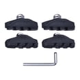 thumbnail image 4 of Pastillas de freno de bicicleta tipo V, juego de zapatas de freno, accesorios de bicicleta de alta resistencia con 2 pares, 4 of 9