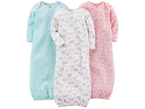 Simple Joys by Carters 3-Pack Cotton Sleeper Gown Bébé Fille Lot de 3 