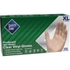 Safety Zone GVP9-1C Industrial Grade Vinyl Gloves 3.2 Mil Powder-Free X-Large Cl