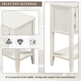 thumbnail image 4 of Wood Buffet Storage Cabinet Console Table with Storage Shelf 4 Storage Drawers and Cabinets Living Room Kitchen Dining Room Furniture, 4 of 7