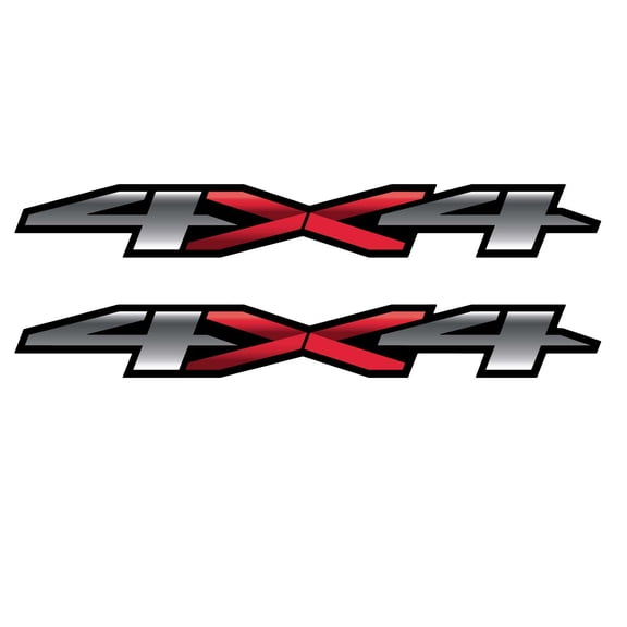 Chevy Silverado 4X4 Bedside Decals 2019-2026 Set of 2 GM Licensed