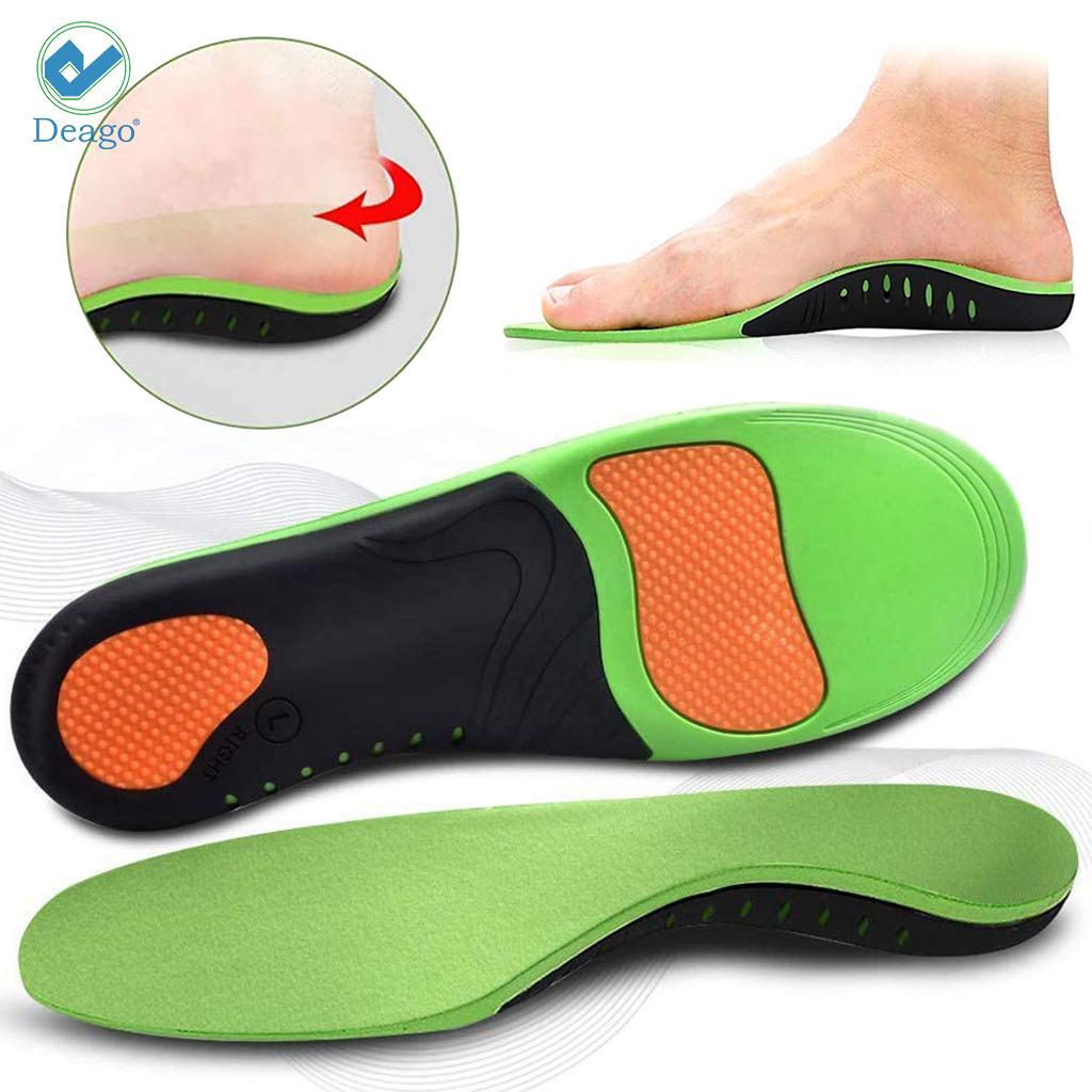 Arch Pain High Arch shoe Inserts for Flat Feet Foot Plantar Fasciitis Arch Support Insoles for Men and Women Orthotic Inserts Running Athletic pain relief orthotics- Boot Insoles shock absorption