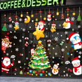 thumbnail image 4 of Pegatinas de pared de decoración navideña, autoadhesivas electrostáticas, ventanas de exhibición de vidrio, árboles de Navidad cortados de papel, copos de nieve, regalos, 4 of 4
