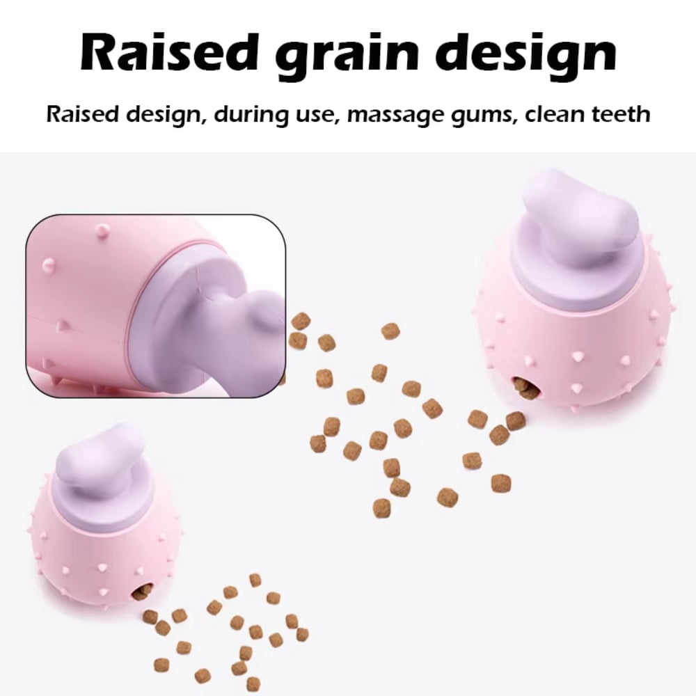 Chicken Leg Leaky Food Toys Choking Slow Food Grinding Teeth Cleaning Educational Pet Dog Cat Interactive Slow Feeder Treat Ball